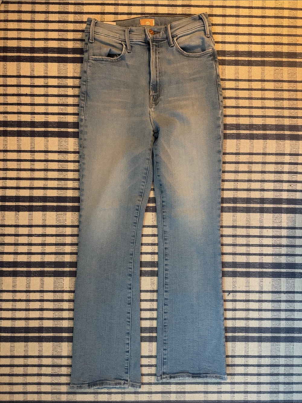 Mother The Hustler Ankle in California Cruiser Jeans - Classic Straight Fit